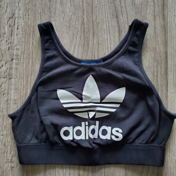 adidas Tops - Adidas black crop tank top